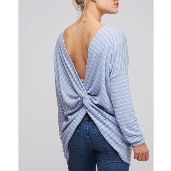 Last 1! SOFT twisted open back top - Picture 4 of 4